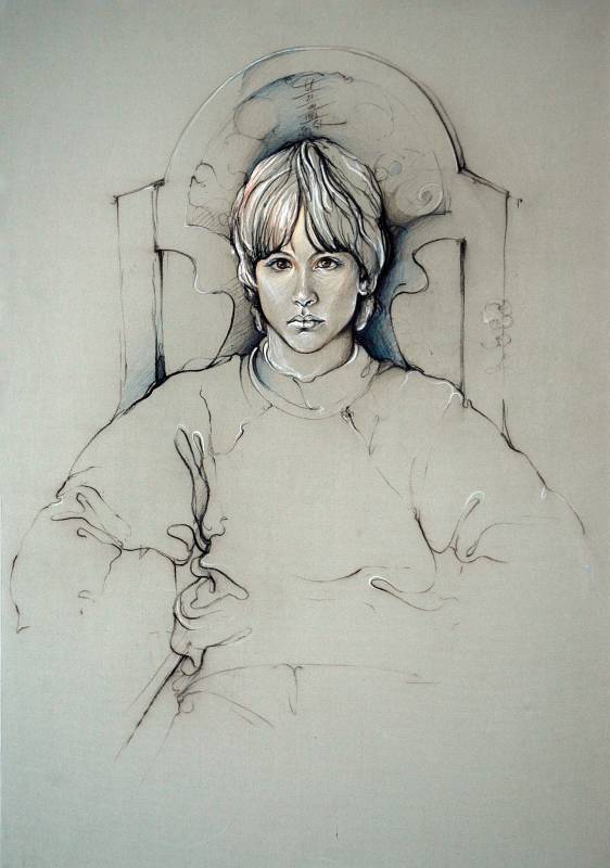LARS – PRINZ - Zeichnung, 100x70 cm, 1982